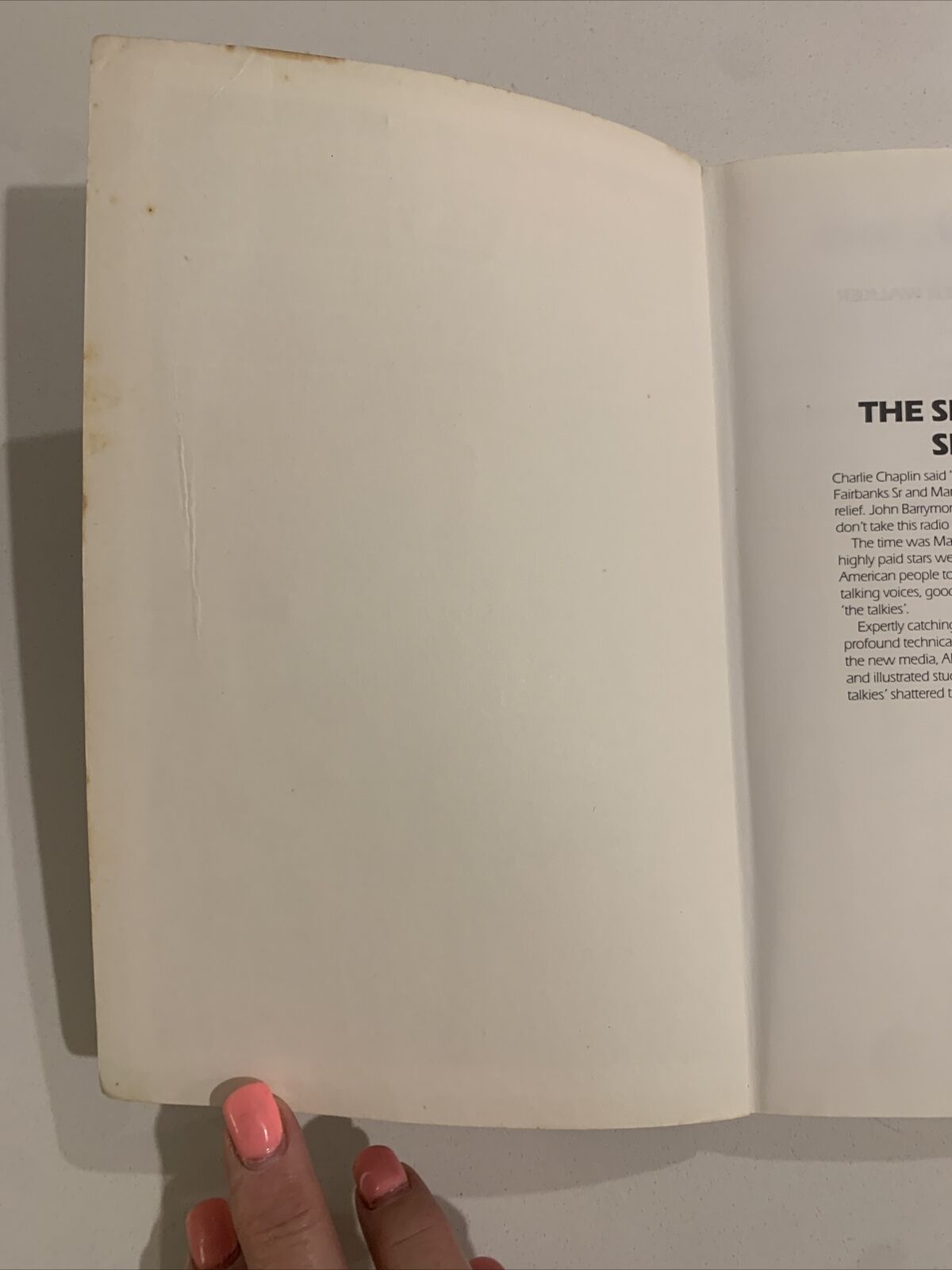 THE SHATTERED SILENTS How the Talkies Came to Stay Alexander Walker PB 1986