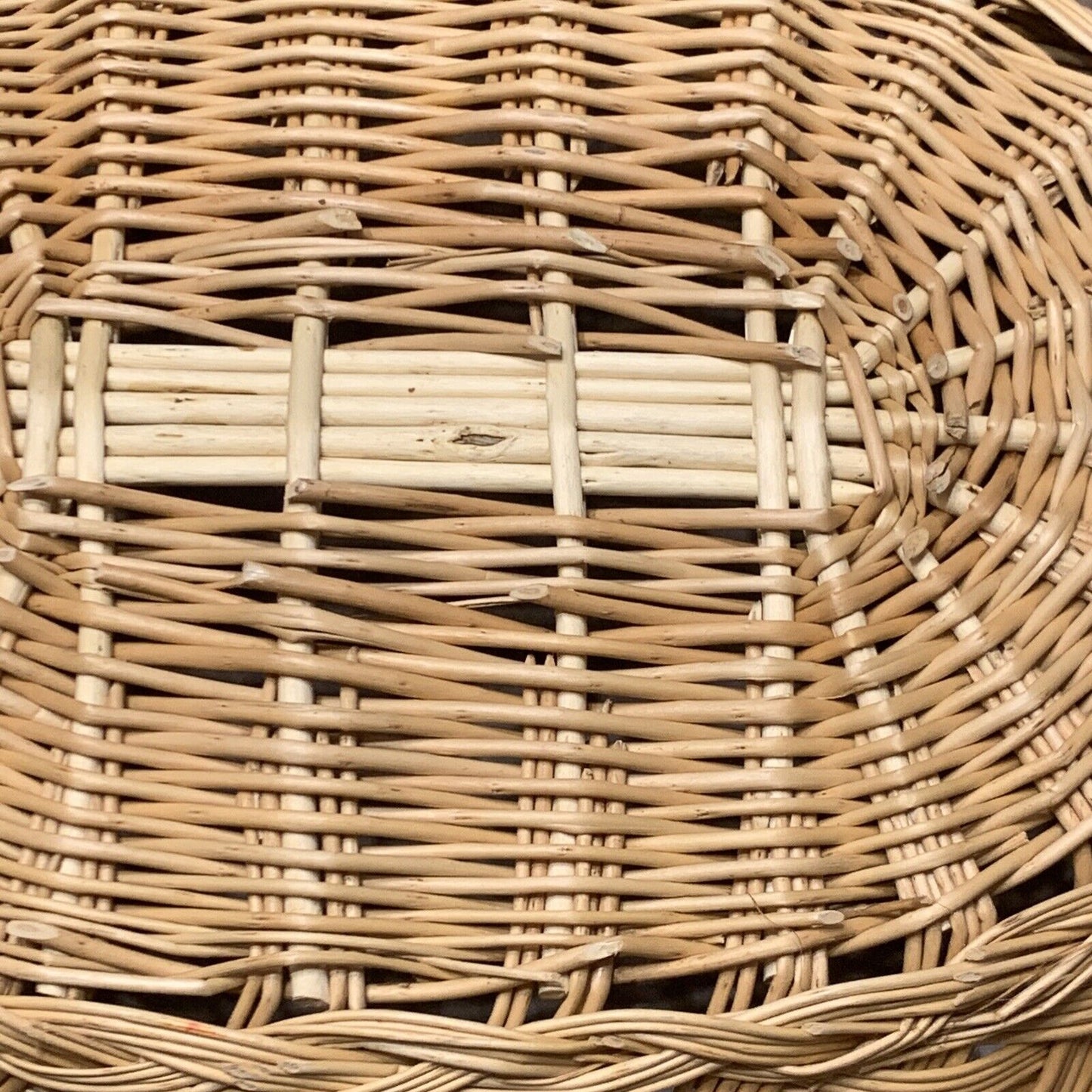 36cm Oval Woven Willow Wicker Tray Platter Gift Fruit Basket Plait Braid