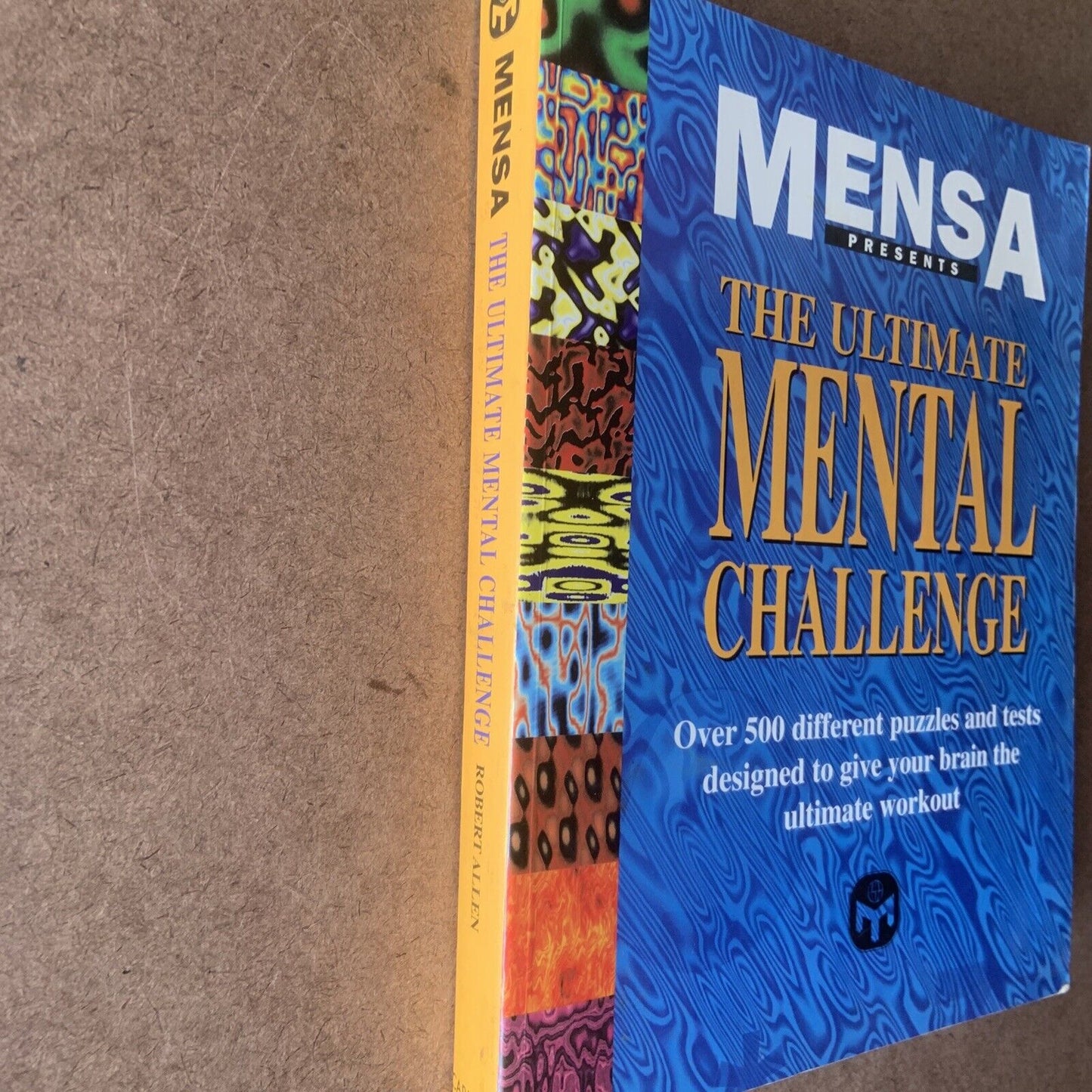 MENSA the Ultimate Mental Challenge A Robert Allen Carlton Thick PaperBook 1995