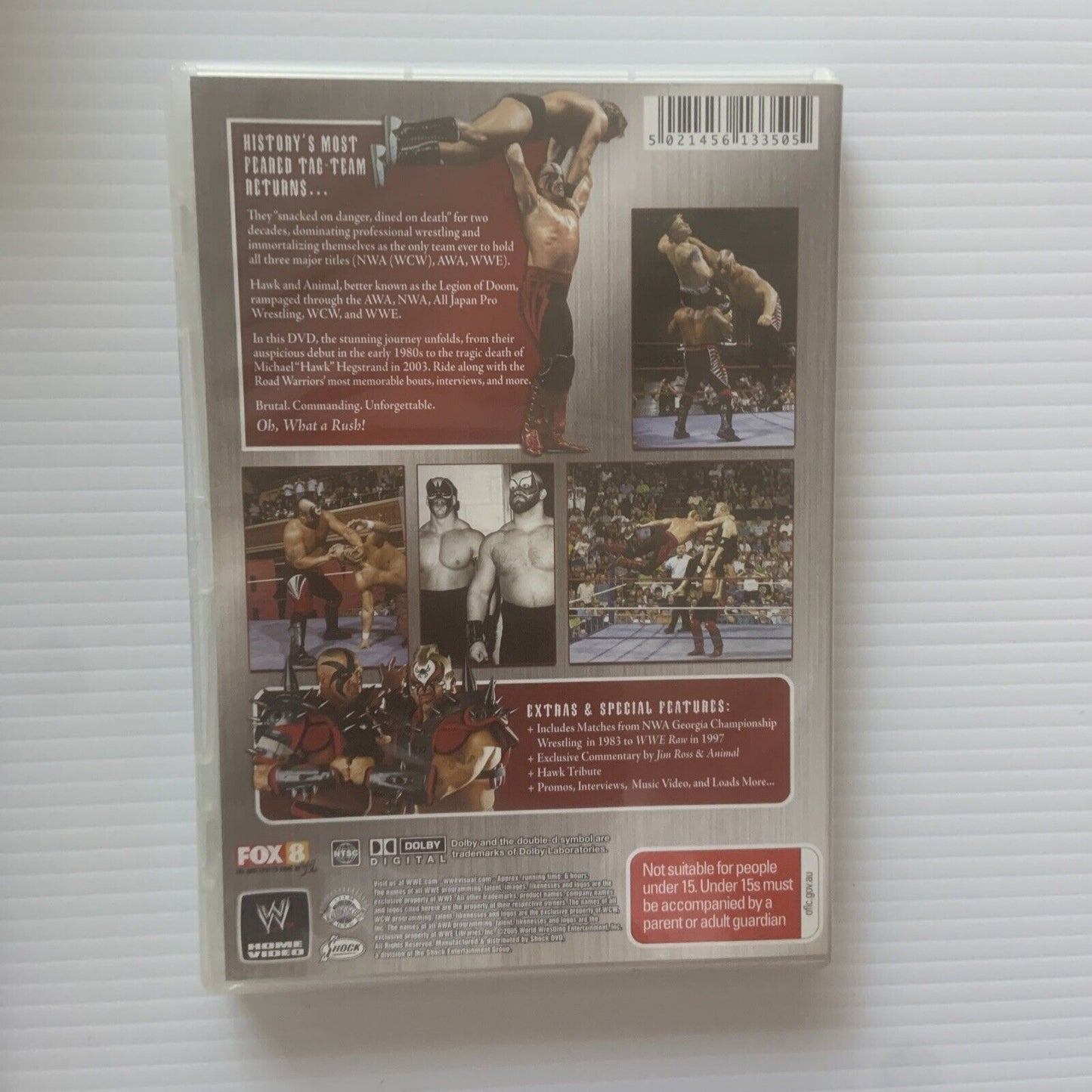 WWE LEGENDS OF WRESTLING COLLECTION Volume 3 Dvd  7 Disc Set 3 Case Slipcover