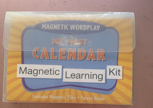 Magnetic Wordplay My First Calendar Magnetic Learning Kit Parent Guide Education