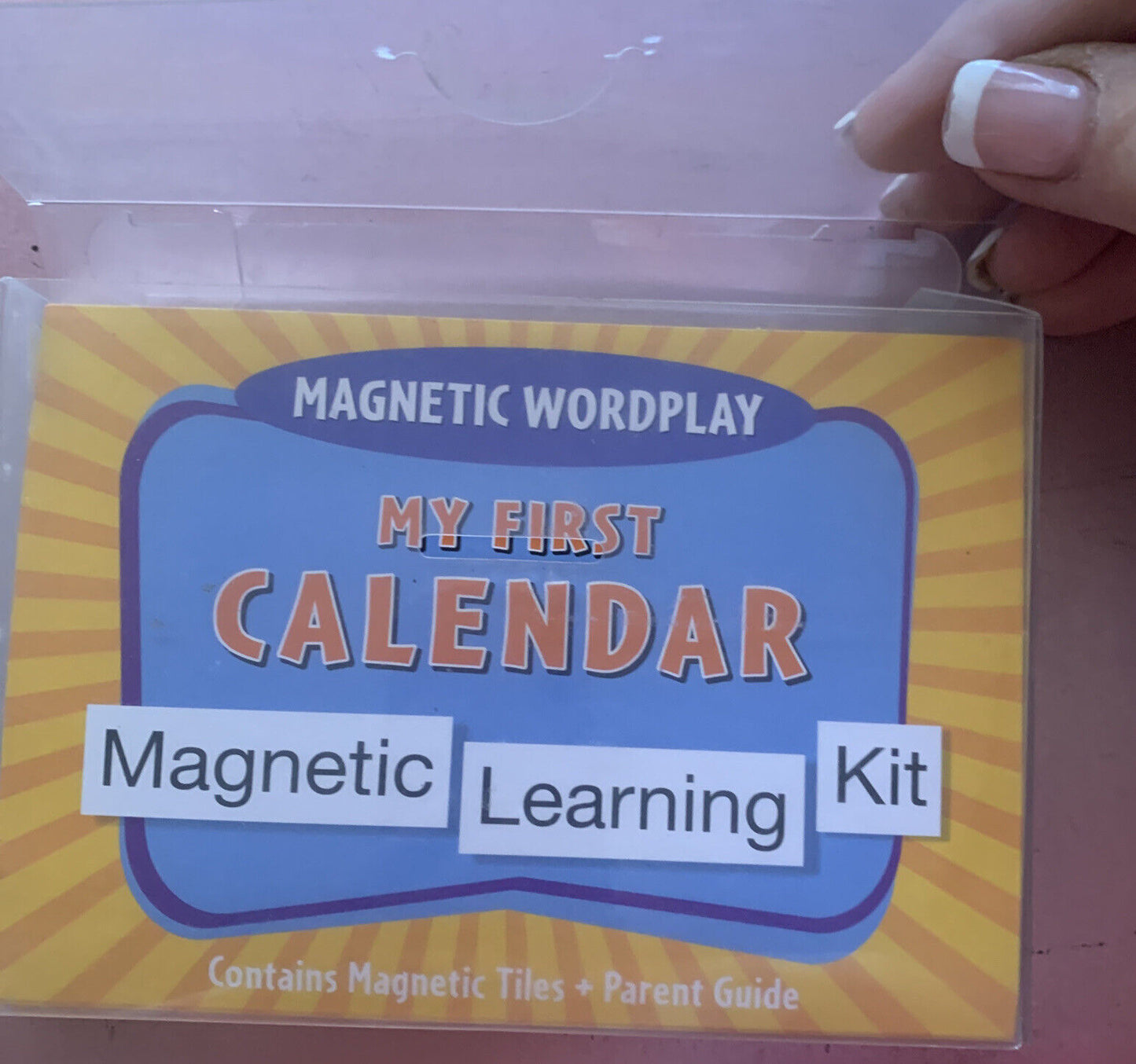 Magnetic Wordplay My First Calendar Magnetic Learning Kit Parent Guide Education