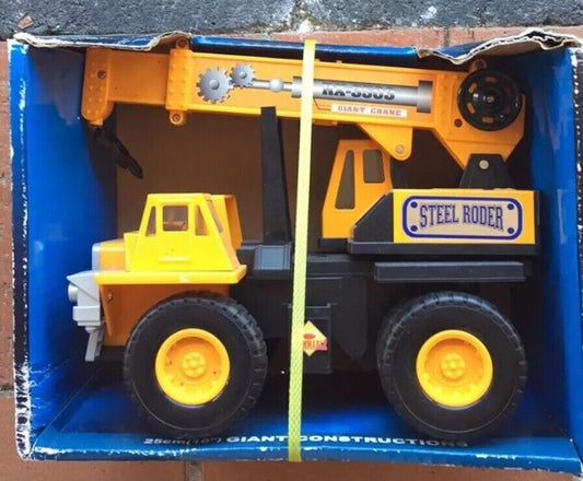 25cm STEEL RODER Giant Constructions Crane Die Cast Metal & Plastic RX-3503 NEW