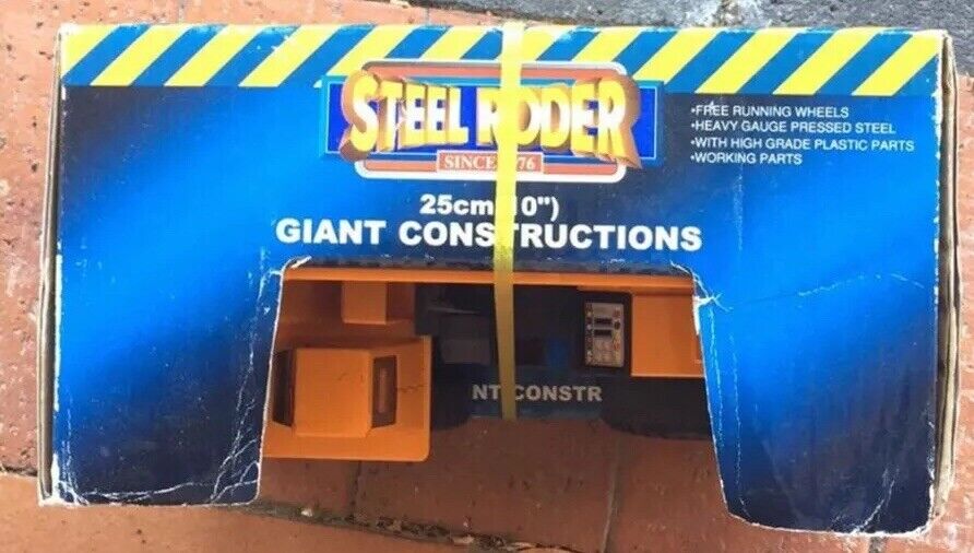 25cm STEEL RODER Giant Constructions Crane Die Cast Metal & Plastic RX-3503 NEW