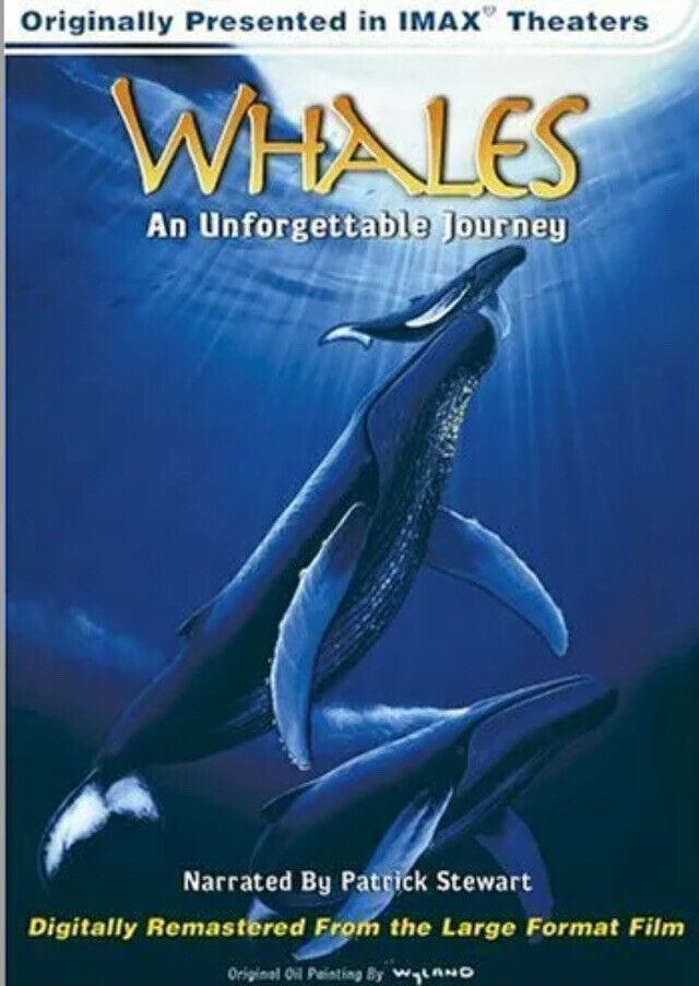 DVD WHALES AN UNFORGETTABLE JOURNEY - IMAX PRESENTATION  Like NEW