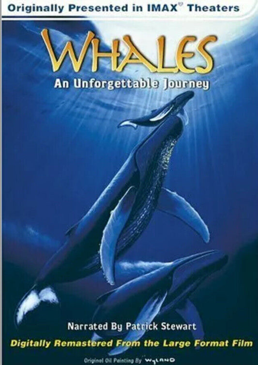 DVD WHALES AN UNFORGETTABLE JOURNEY - IMAX PRESENTATION  Like NEW