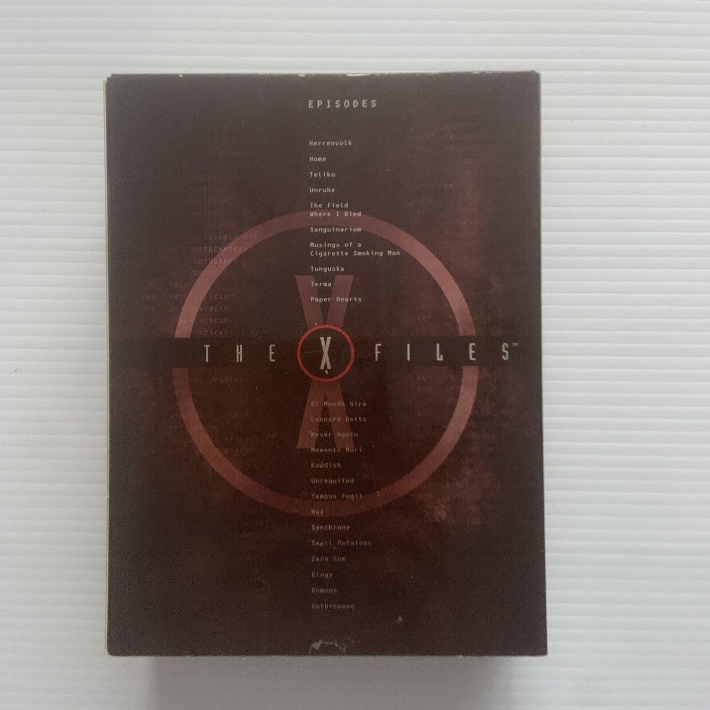 DVD The X FILES Complete Fourth Season TV Series Duchovny 7 Disc Gift Box NEW