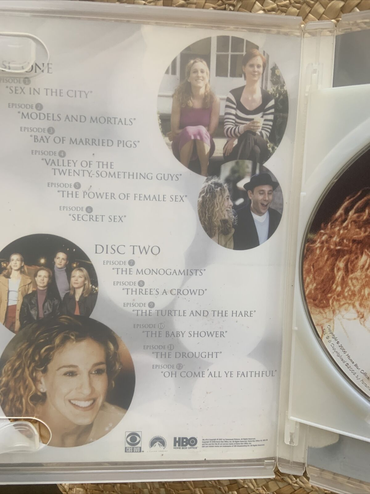 DVD SEX AND THE CITY Complete Season 1  12 eps 2 Disc DVD Set TV Series New York