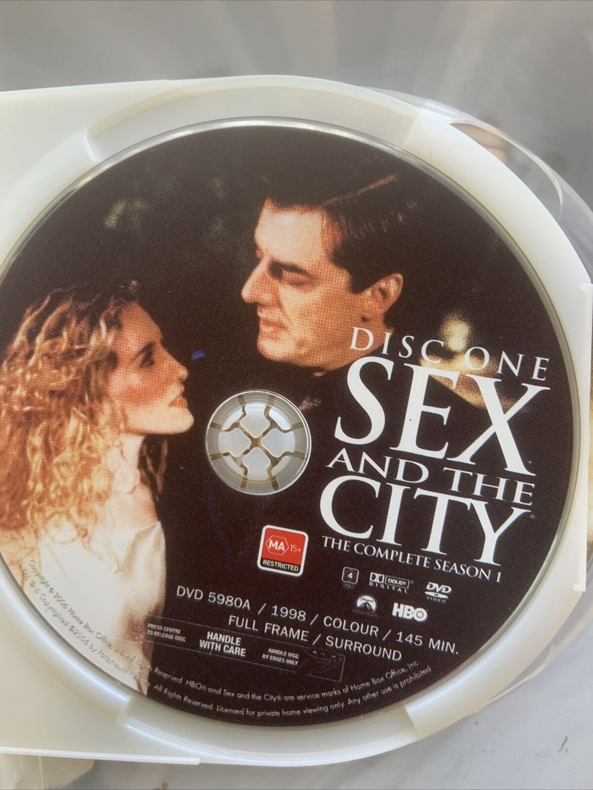 DVD SEX AND THE CITY Complete Season 1  12 eps 2 Disc DVD Set TV Series New York