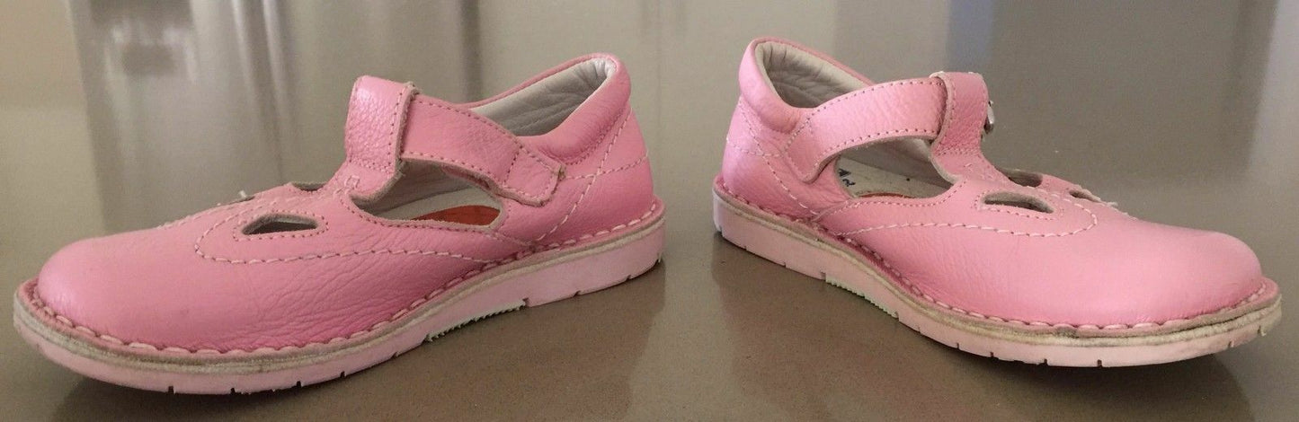 CHICCO Mary Jane Shoes Light Pink Leather  Girls Size 28 / 18.5 cm NEW Vintage