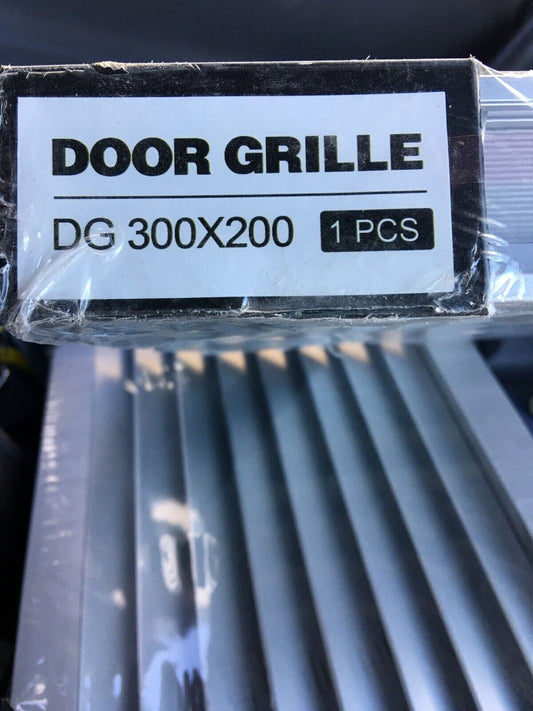 DOOR GRILLE Vent Double Sided 300 x 200mm Anodised Aluminium SKU DG1208 NEW