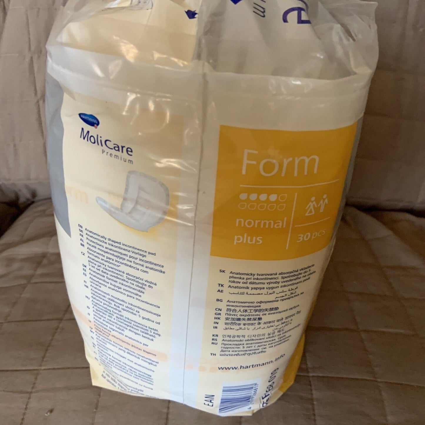 MOLICARE Incontinence Pad Inserts Premium Form Normal 1 Pack Of 30 Hartmann NEW