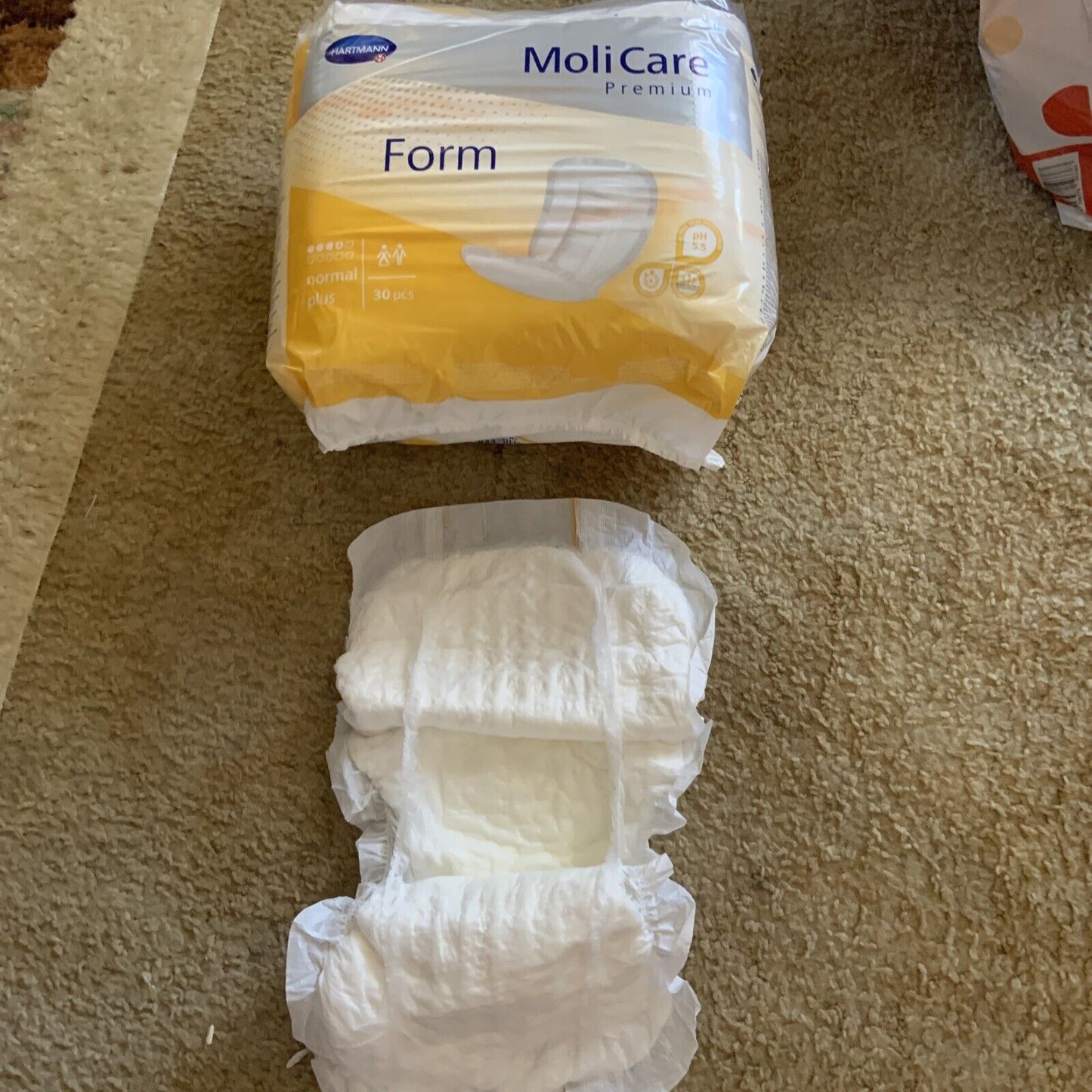 MOLICARE Incontinence Pad Inserts Premium Form Normal 1 Pack Of 30 Hartmann NEW