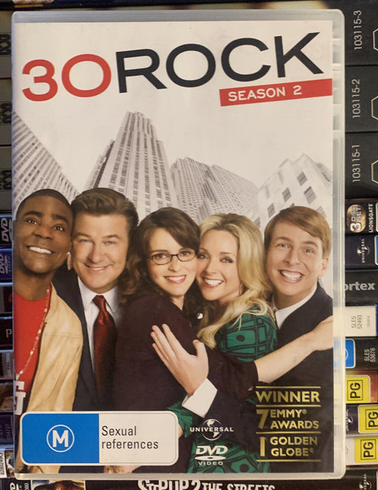 DVD 30 ROCK Season 2  2009 Set TV Series Sitcom Universal Sealed New 3 Disc Set