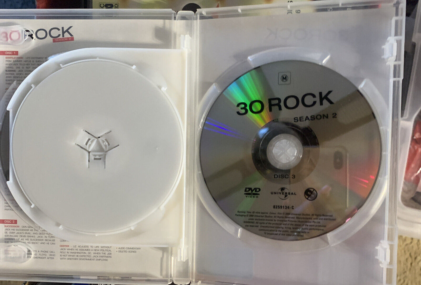 DVD 30 ROCK Season 2  2009 Set TV Series Sitcom Universal Sealed New 3 Disc Set
