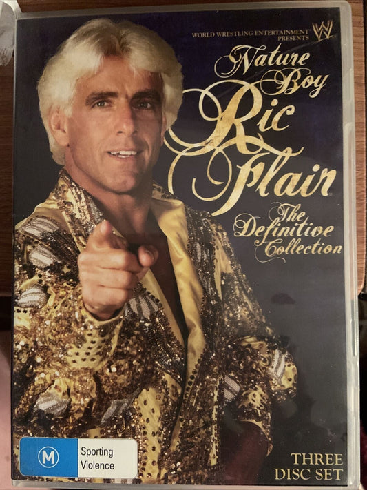 DVD NATURE BOY RIC FLAIR Definitive Collection SET WWE Wrestling Sport 3 Disc