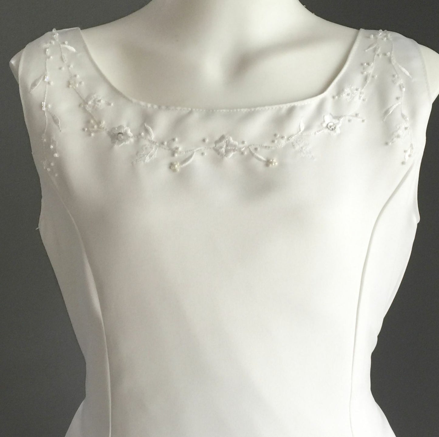 New OUR SMALL WORLD Communion Dress Flower Girl Ivory Formal Girls Size 10