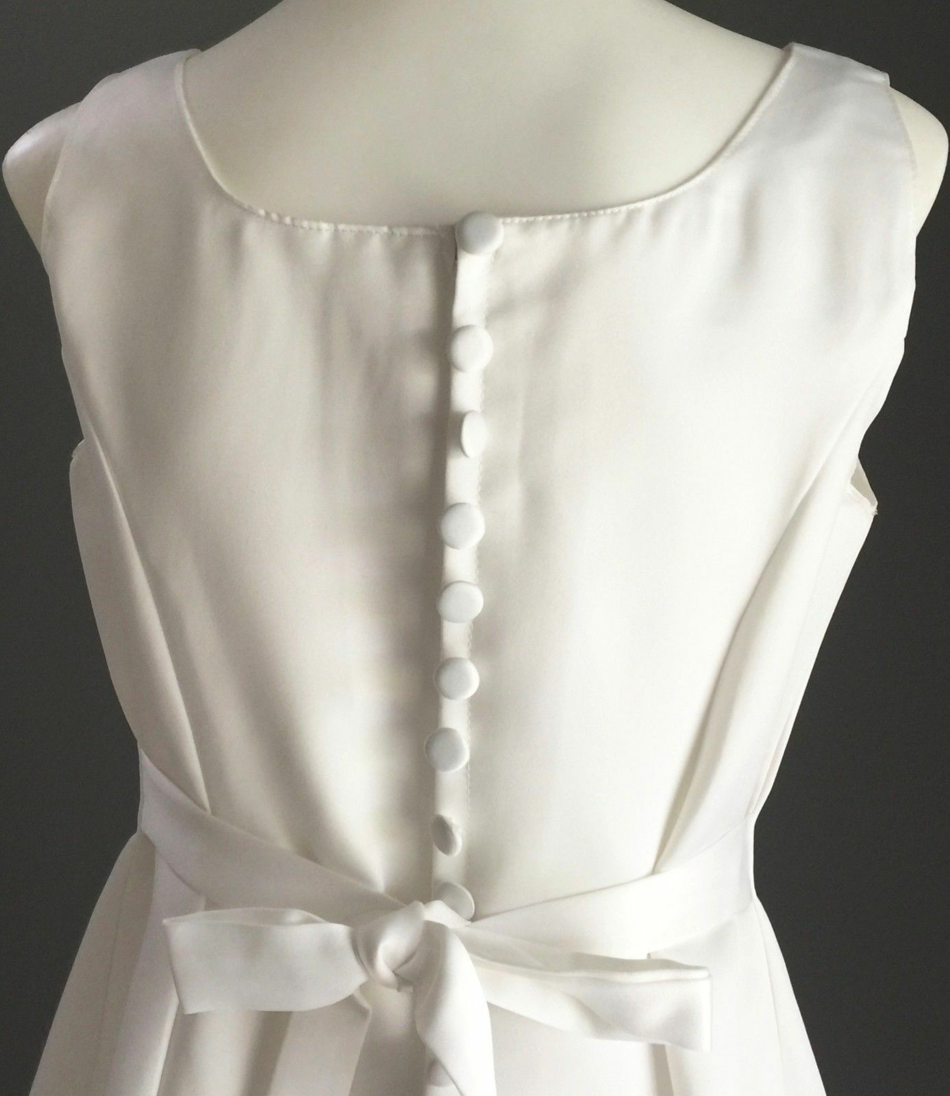 New OUR SMALL WORLD Communion Dress Flower Girl Ivory Formal Girls Size 10