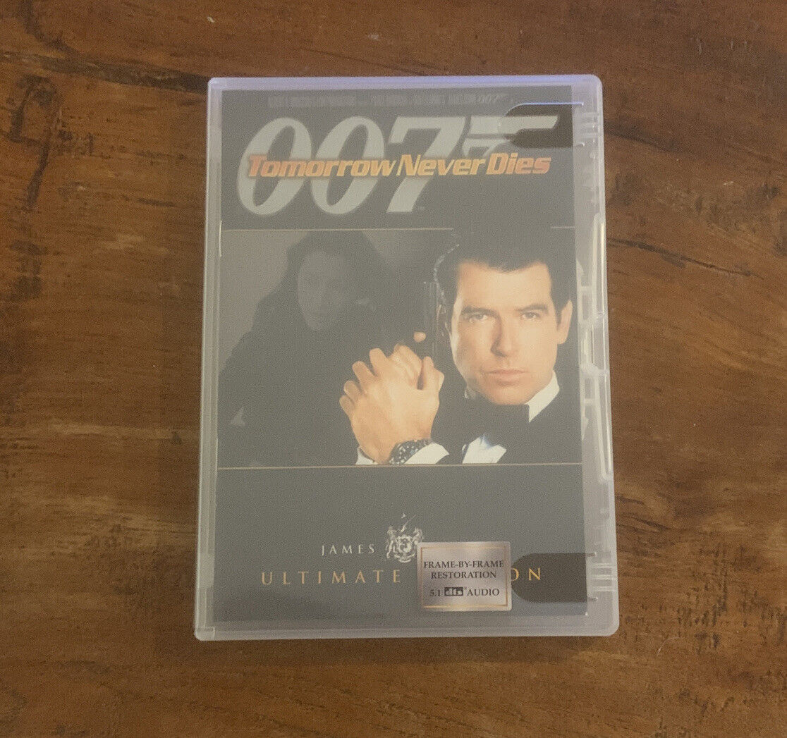 DVD EMPTY Case 007 Tomorrow Never Dies James Bond  & Booklet ONLY *NO DISCS