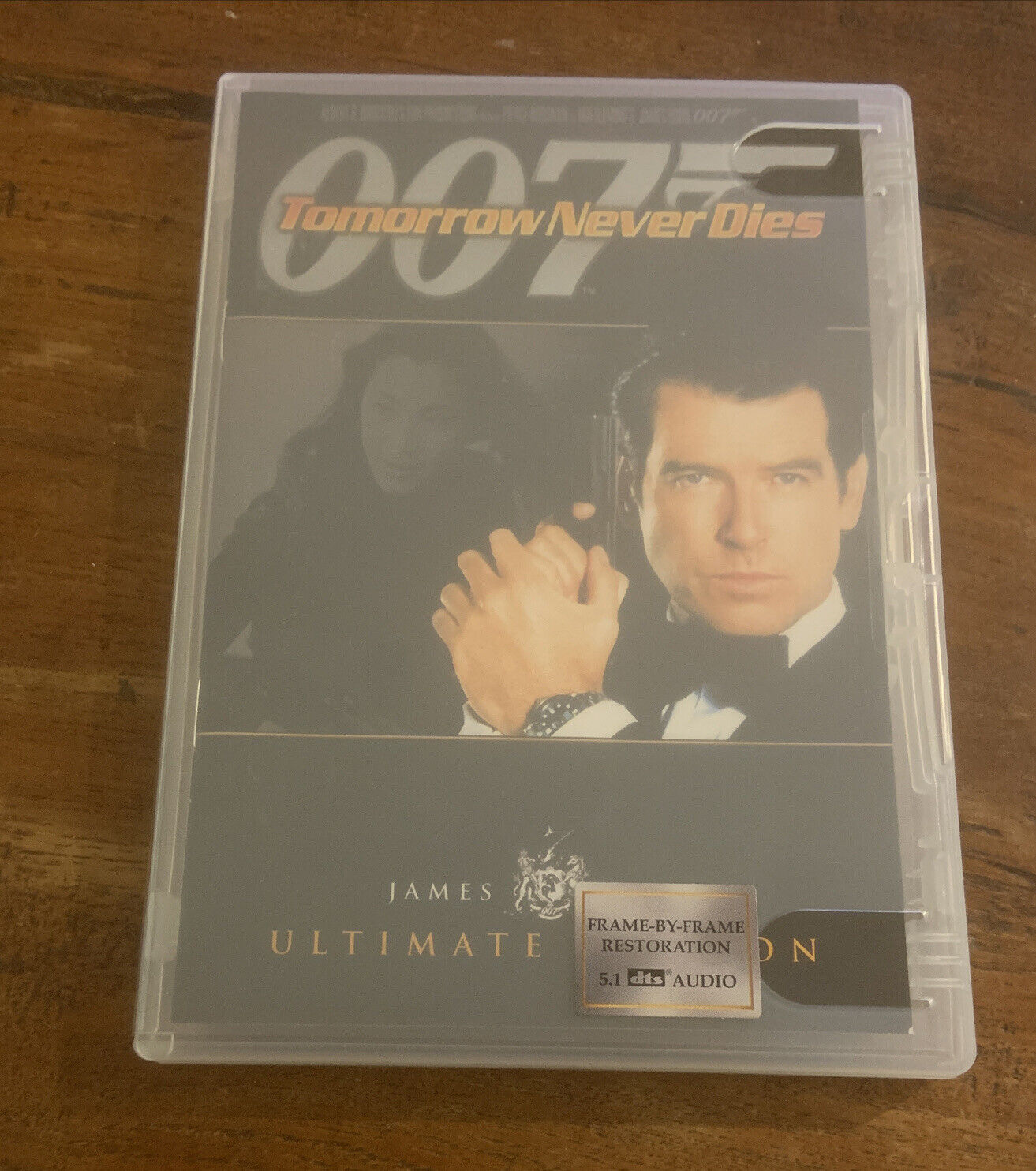 DVD EMPTY Case 007 Tomorrow Never Dies James Bond  & Booklet ONLY *NO DISCS