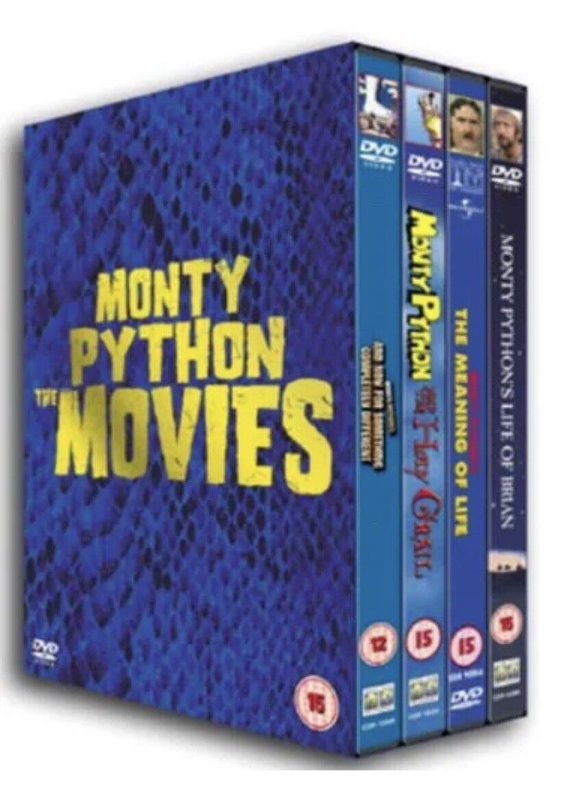 DVD MONTY PYTHON The MOVIES 4 Films COLLECTION Original UK Release Cult R2