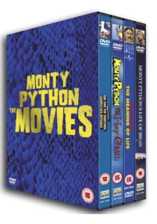 DVD MONTY PYTHON The MOVIES 4 Films COLLECTION Original UK Release Cult R2