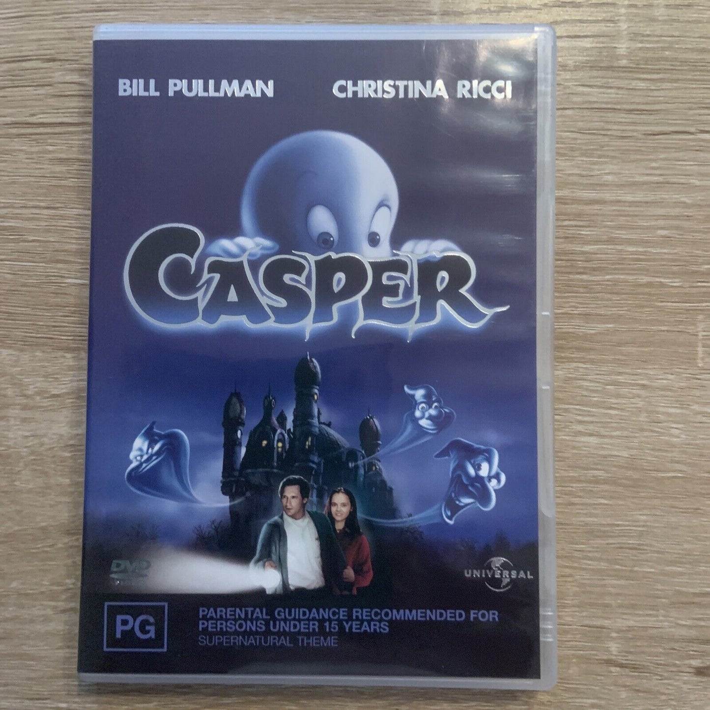 DVD CASPER Animated Friendly Ghost Family Movie Ghostly Fun Features NEW