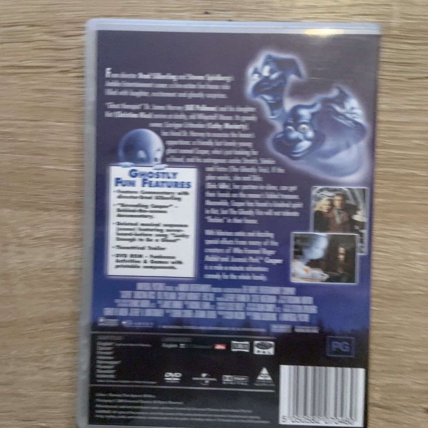 DVD CASPER Animated Friendly Ghost Family Movie Ghostly Fun Features NEW