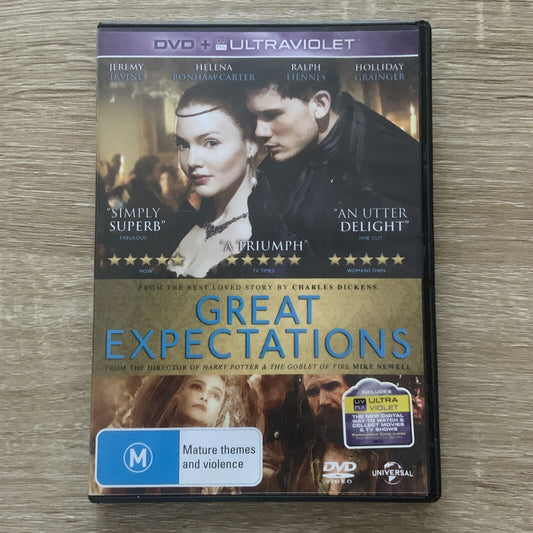 DVD GREAT EXPECTATIONS Helena Bonham Carter Historic Romance Charles Dickens NEW