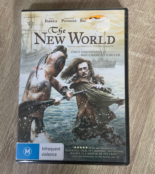 DVD NEW WORLD 2006 Colin Farrell Christian Bale True Story Pocahontas Sealed NEW