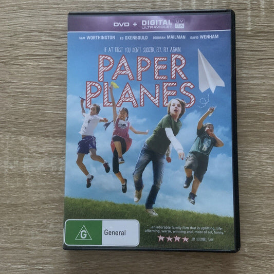 DVD PAPER PLANES Sam Worthington & Deborah Mailman 2015 NEW
