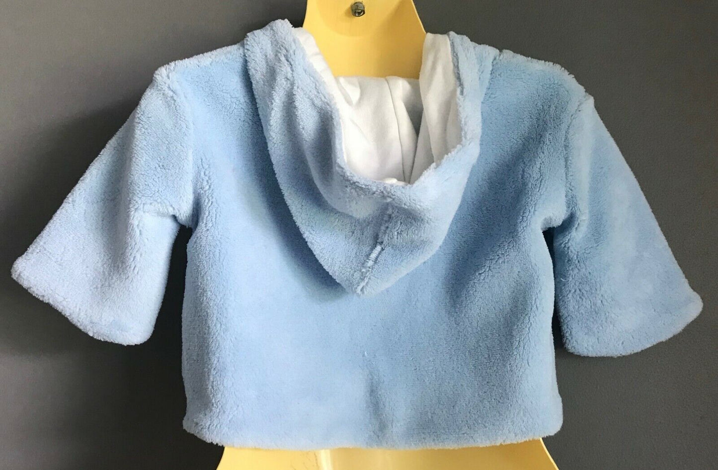 Baby COTTON CANDY Hoodie Jacket Blue Polar Fleece Size 0 6 Months NEW