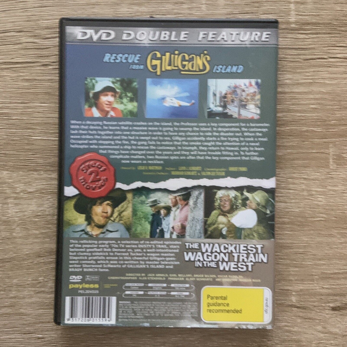 DVD Rescue From Gilligan's Island & The Wackiest Wagon Train In The West Double