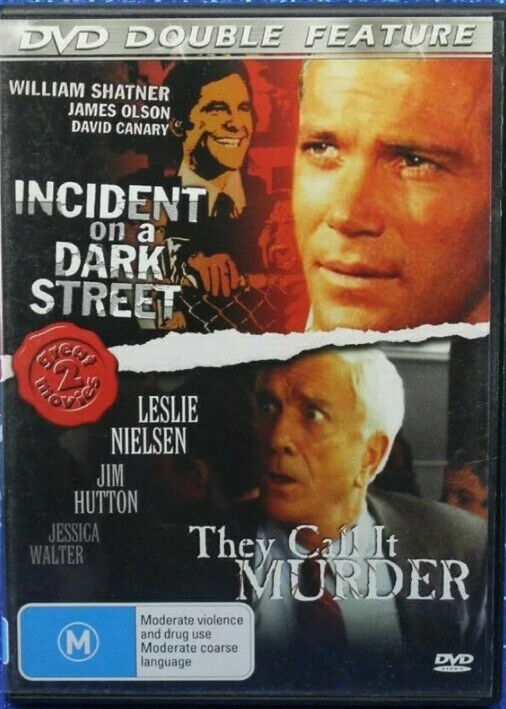 DVD Incident on a Dark Street / They Call it Murder Action Drama Thriller