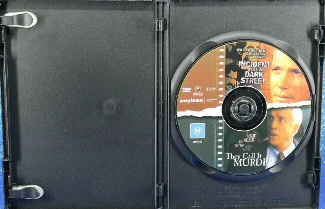 DVD Incident on a Dark Street / They Call it Murder Action Drama Thriller