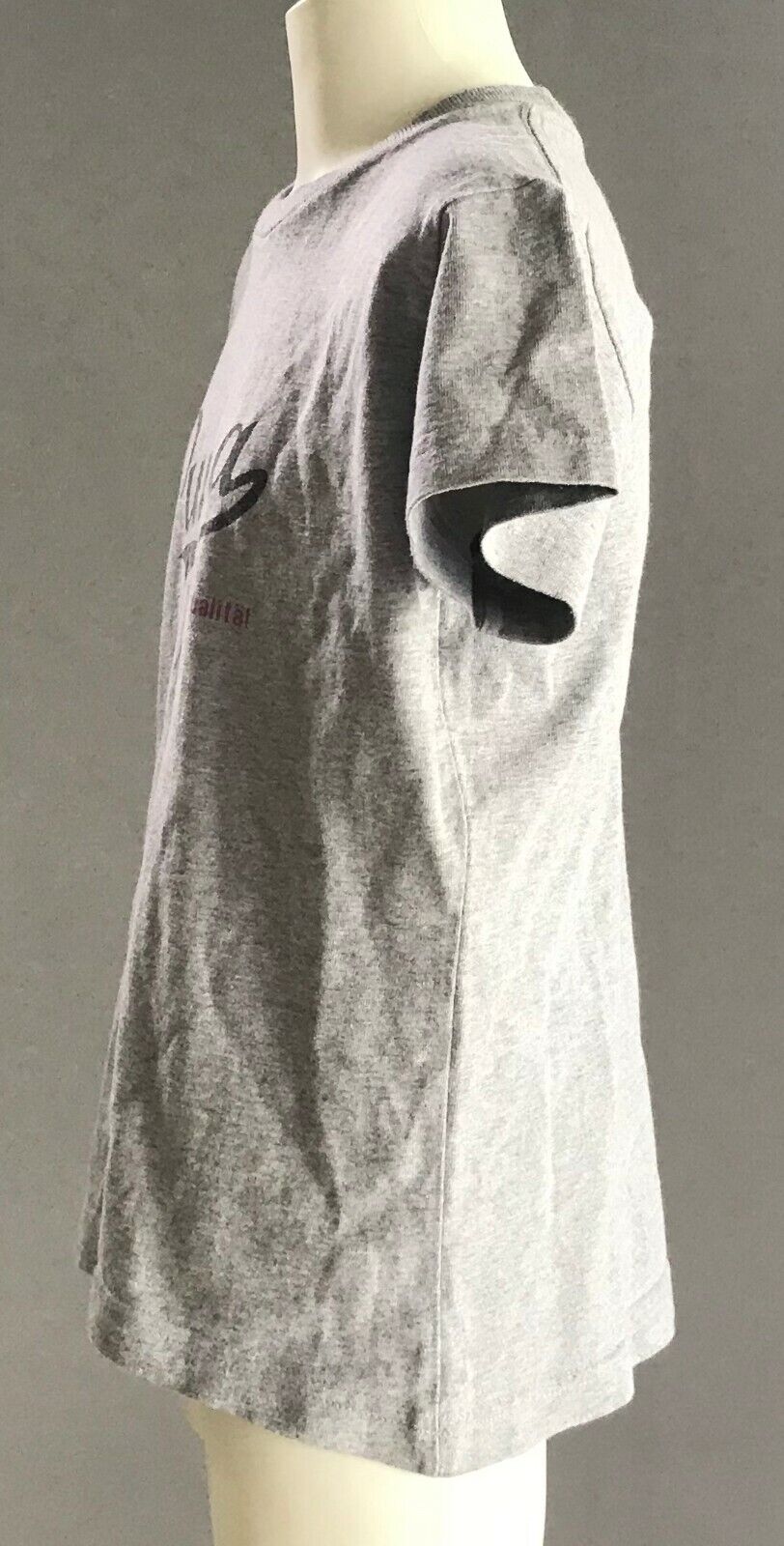 Girls PUMA Tee Athleisure Grey Short Sleeve T shirt Size S AU 8 Sports Gym