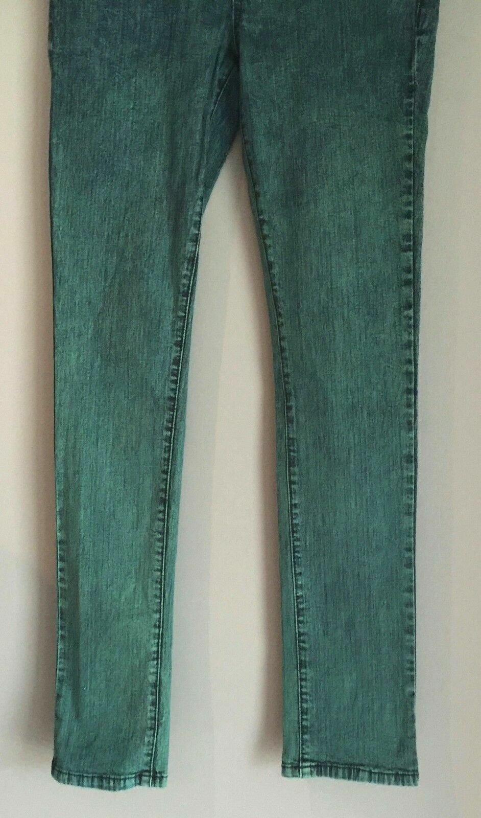JAY JAYS Jeans Unique Green Wash Denim Skinny Leg Girls Size 9 Vintage Look