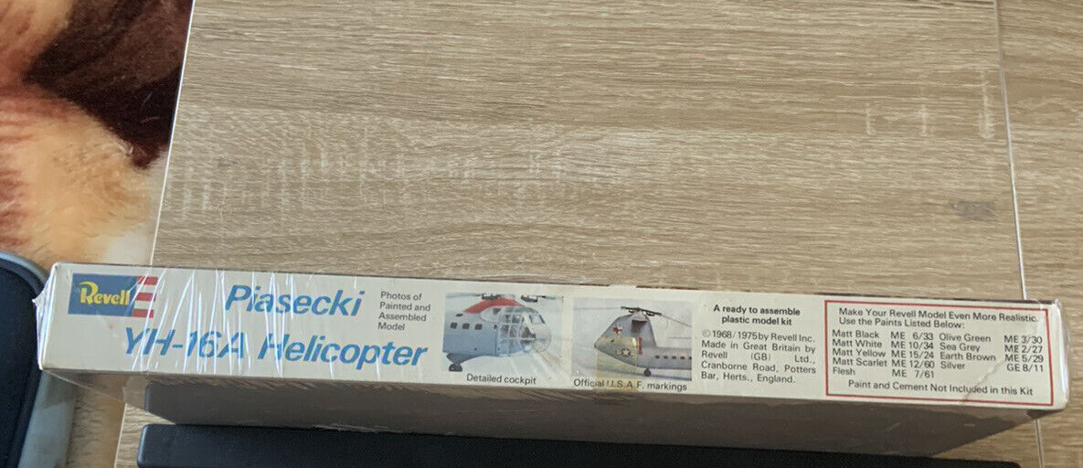 New Vintage REVELL Piasecki YH-16AHELICOPTER Model Kit 1:96 Scale H-138 Sealed