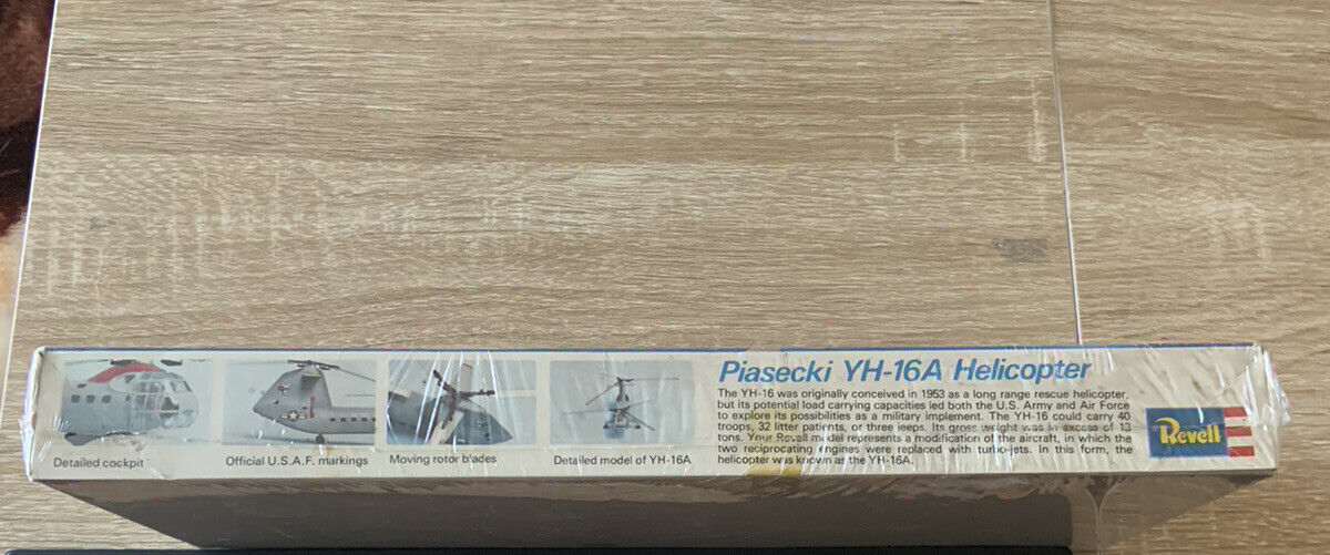 New Vintage REVELL Piasecki YH-16AHELICOPTER Model Kit 1:96 Scale H-138 Sealed