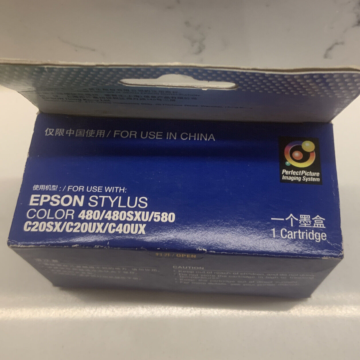 New INK CARTRIDGE EPSON T014 STYLUS COLOUR 480/580 List Sealed 2003  Old Stock