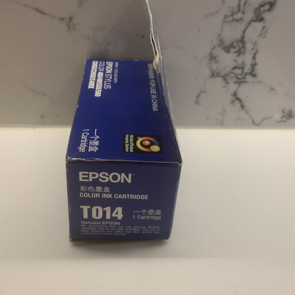 New INK CARTRIDGE EPSON T014 STYLUS COLOUR 480/580 List Sealed 2003  Old Stock
