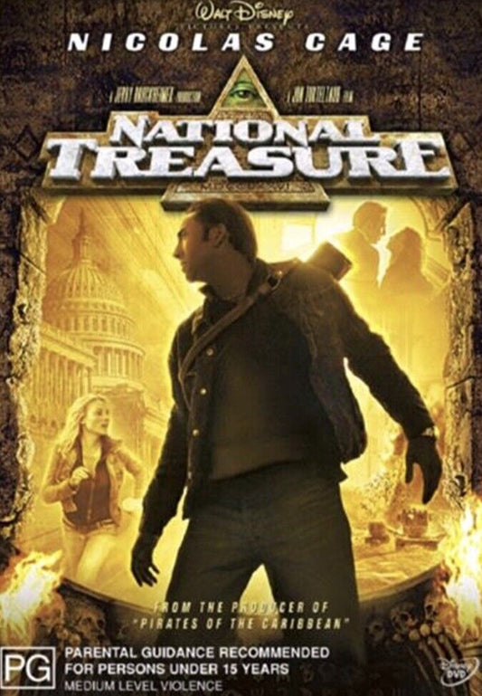 New DVD National Treasure Movie Nicholas Cage  Action Special Features Sealed