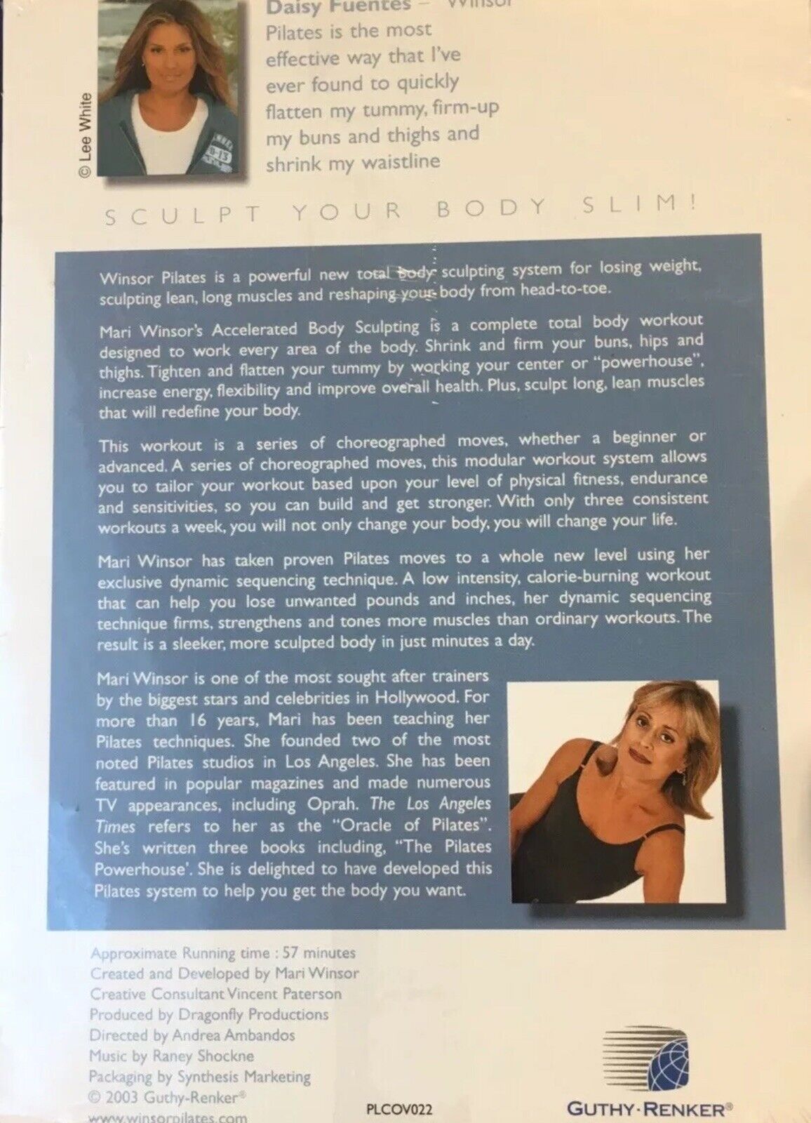DVD Accelerated Body Sculpting Winsor Pilates Training Workout Sealed NEW