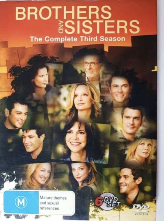 DVD BROTHERS & SISTERS Complete Third Season 3 AUS TV Series 6 Disc Sealed NEW