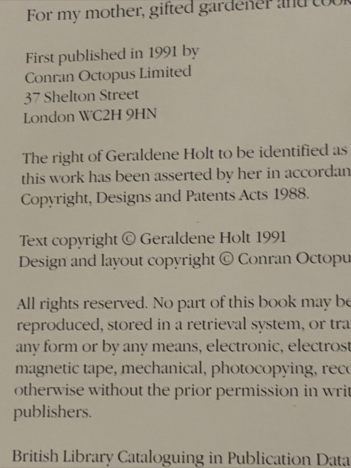 Vintage Geraldene Holts COMPLETE BOOK OF HERBS Reference Gardening HC 1991