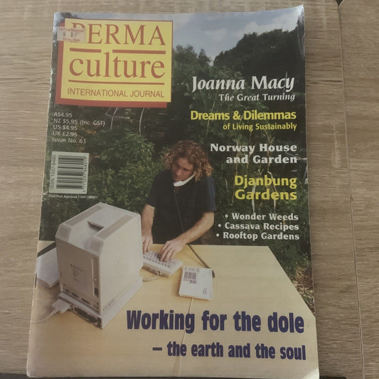 Vintage PERMA Culture International Journal #63 1997 Magazine Gardening Planting