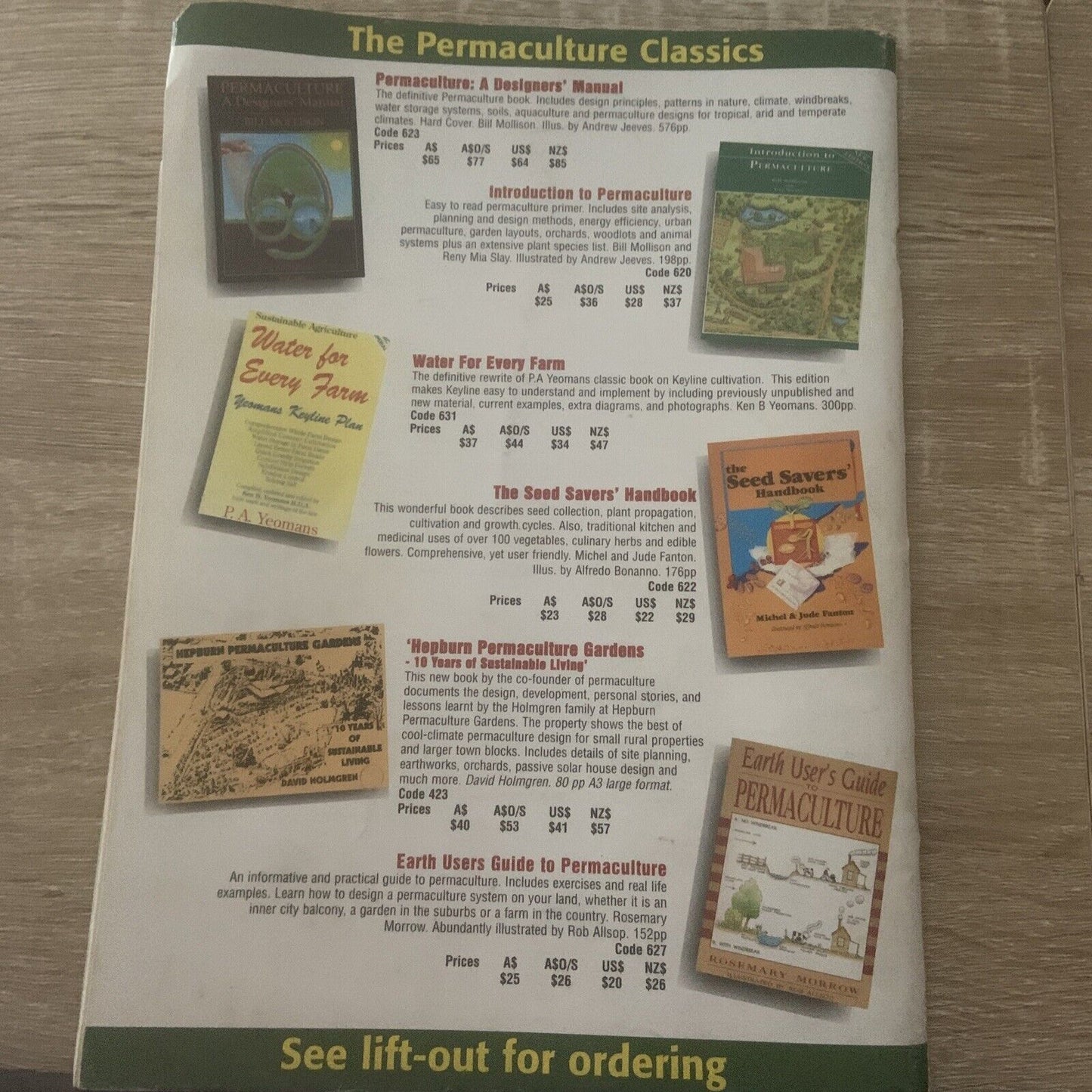 Vintage PERMA Culture International Journal #63 1997 Magazine Gardening Planting