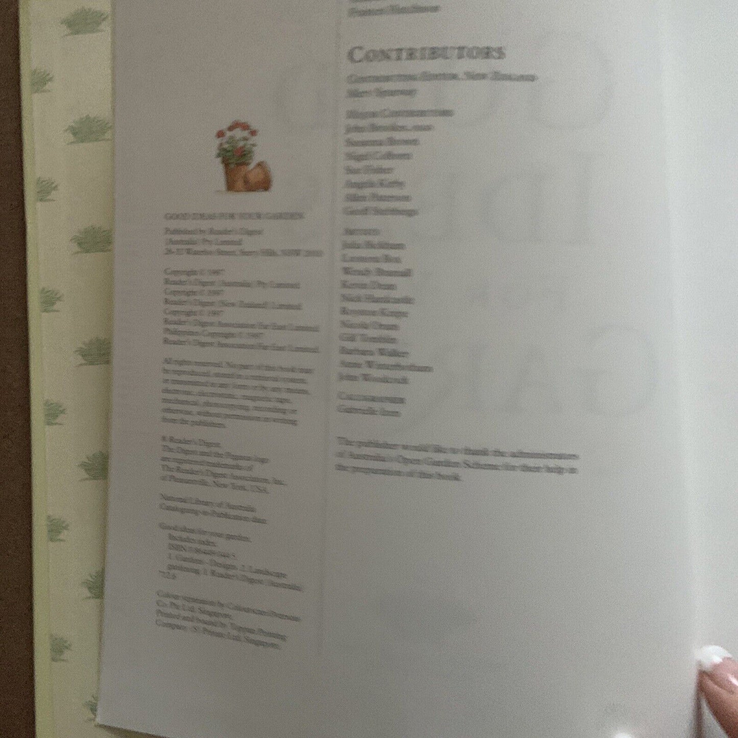 GOOD IDEAS FOR YOUR GARDEN Readers Digest LG HC Book 1997 Gardening