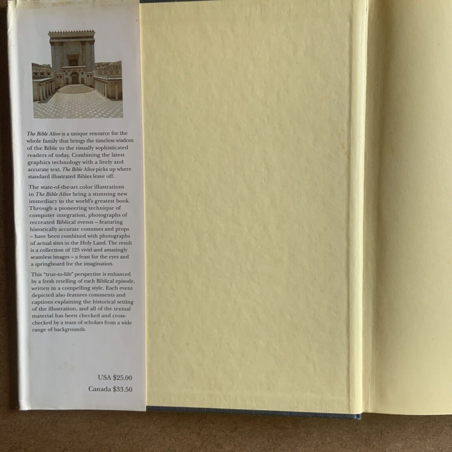 THE BIBLE ALIVE A Photographic Witness of the Great Events of the Bible Joh HCDJ