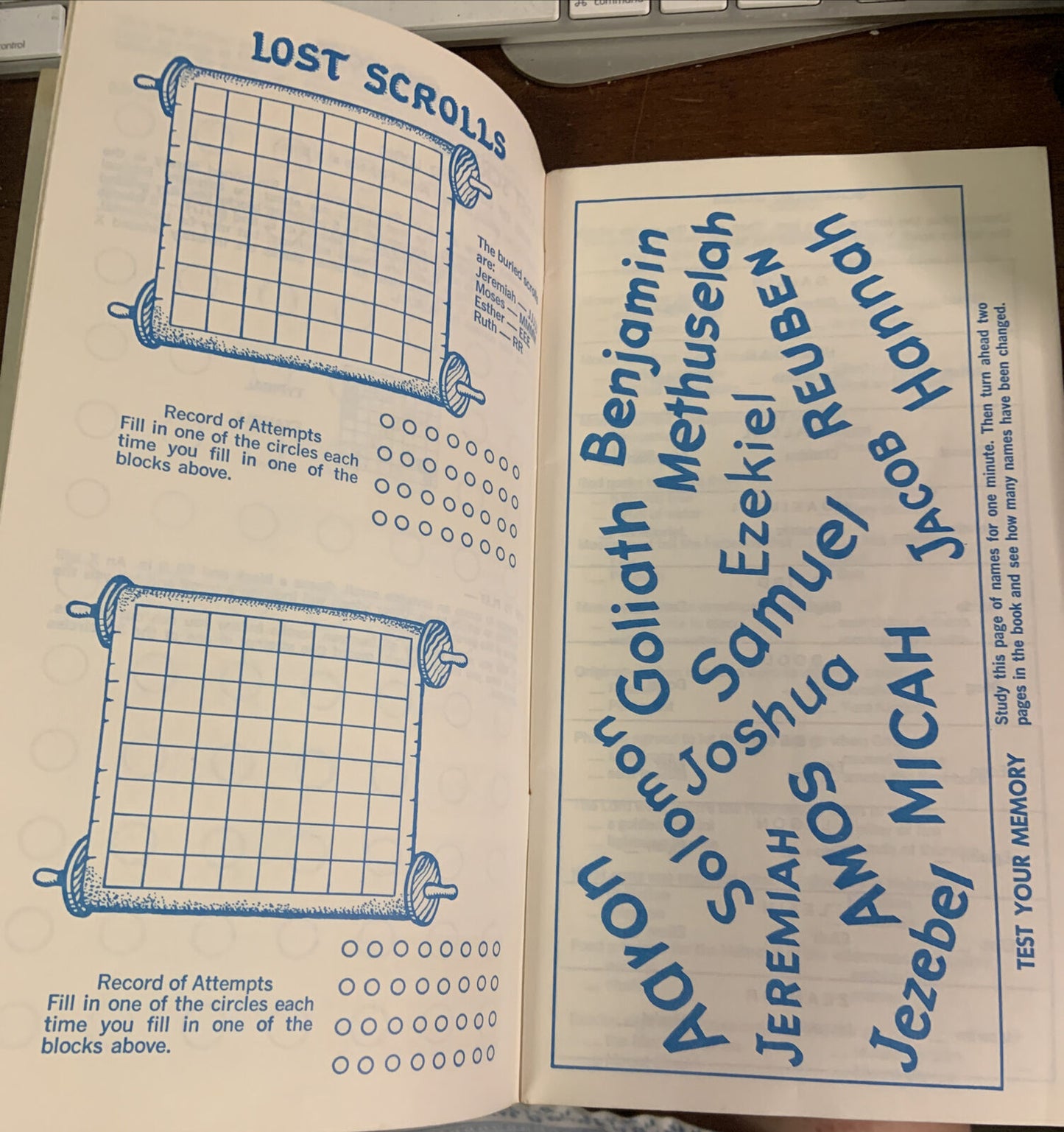 GREETING TIME Yes & Know BIBLE The Old Testament 1980 Quiz 100’s Q’s & Game Book